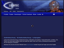 Tablet Screenshot of lightec.com